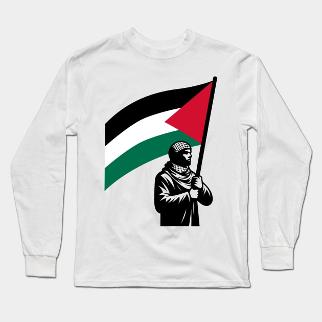 Palestinian Long Sleeve T-Shirt by Amharic Avenue